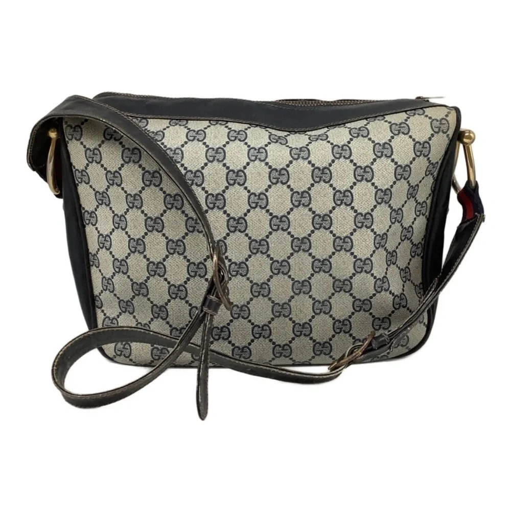 Gucci Black and Cream Shoulder Bag - Picture 3 of 11